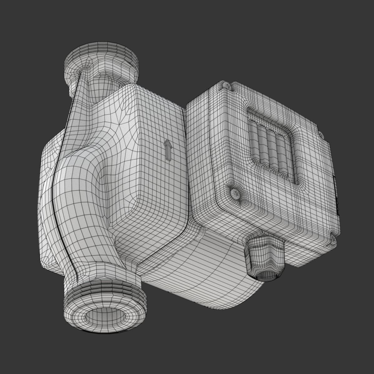 Heating Water Pump 3D model_25