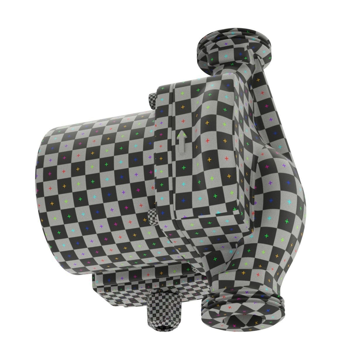 Heating Water Pump 3D model_11