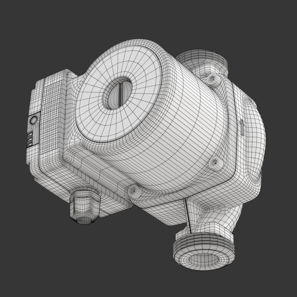 Heating Water Pump 3D model_22