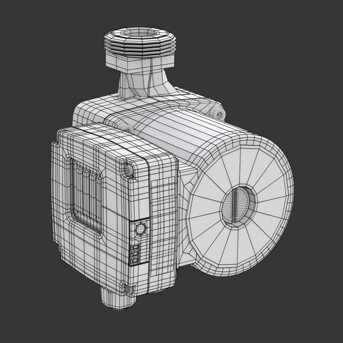 Heating Water Pump 3D model_17