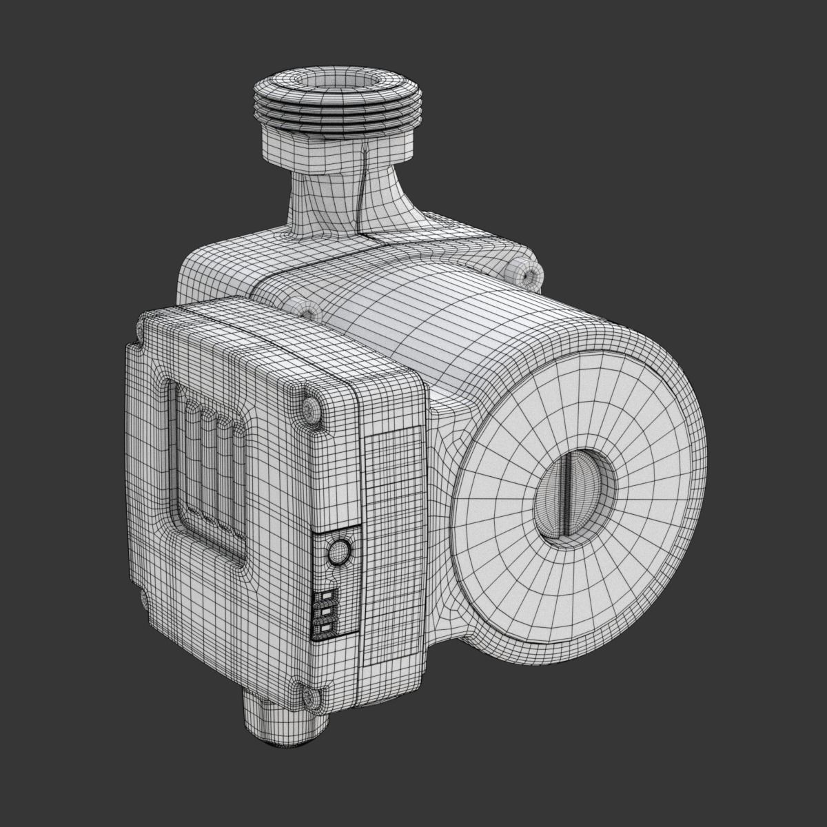 Heating Water Pump 3D model_23