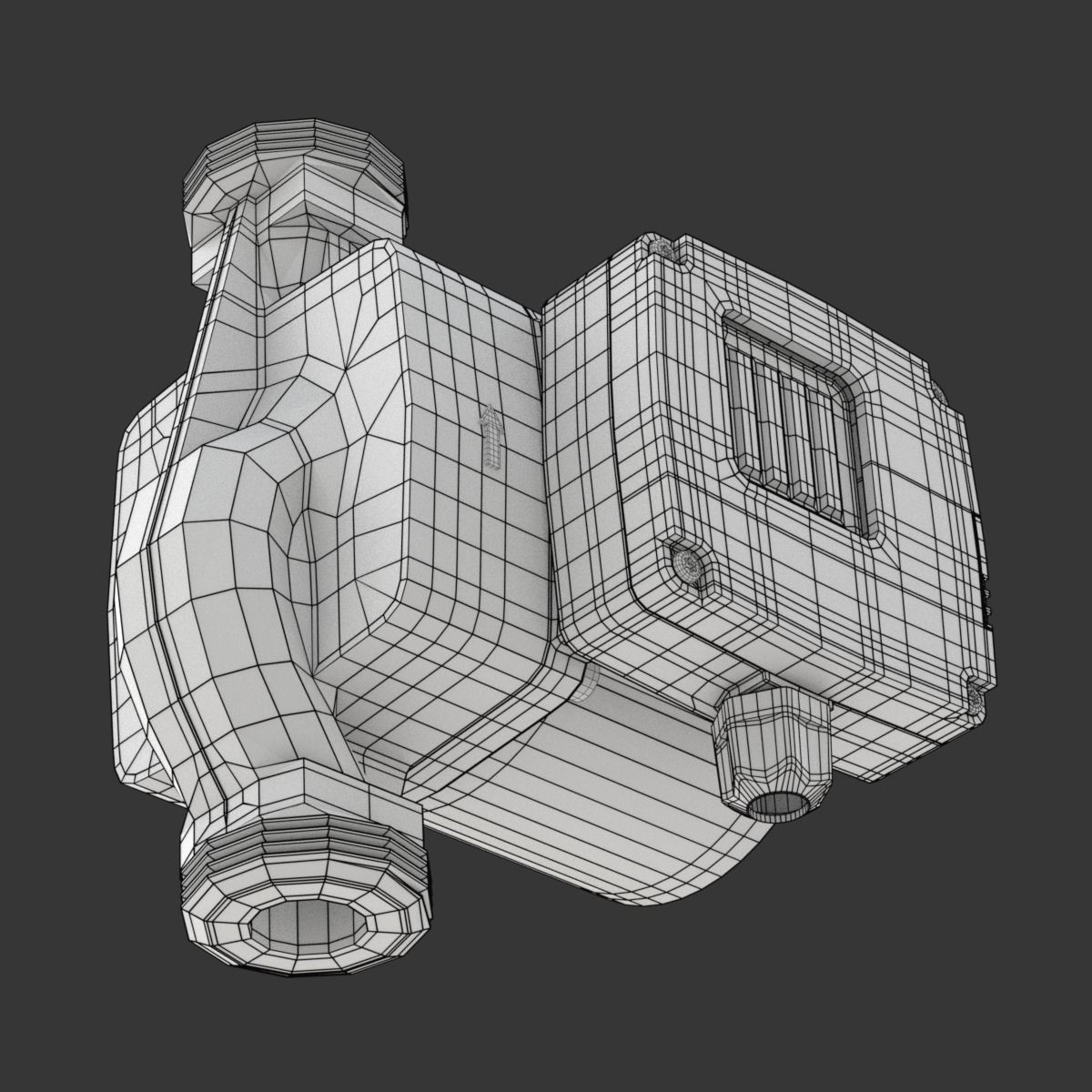 Heating Water Pump 3D model_20