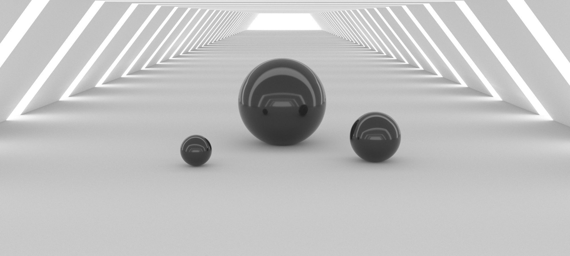 Corridor - scene for rendering 3D model_2