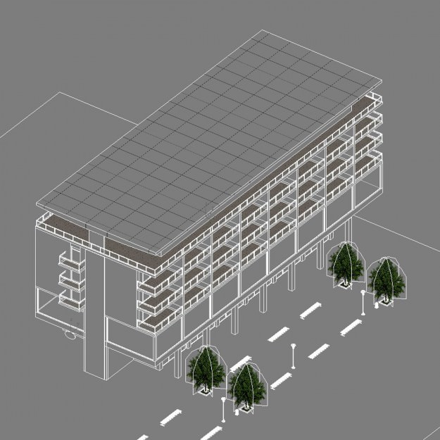 Building C 75 3D model_3