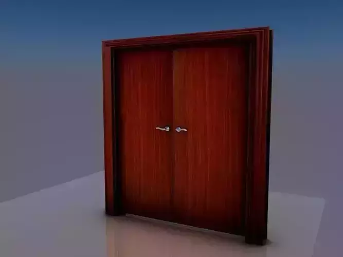Twin doors 1 3D model