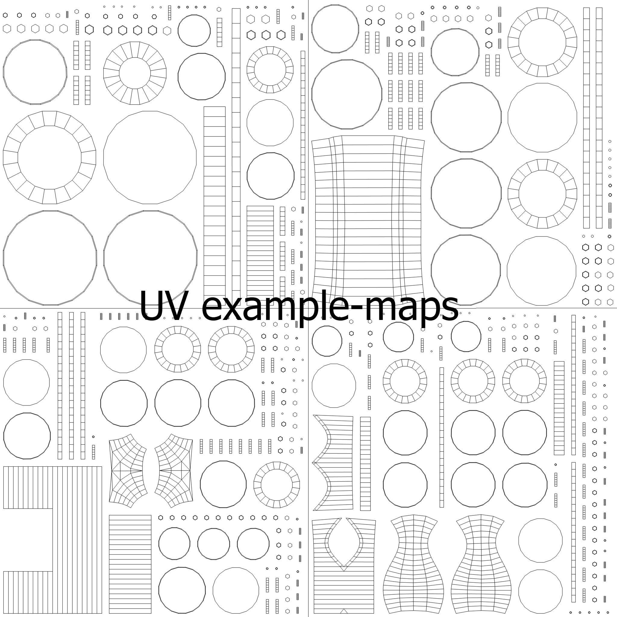 Modular Industrial Pipes PBR Low-poly 3D model_17