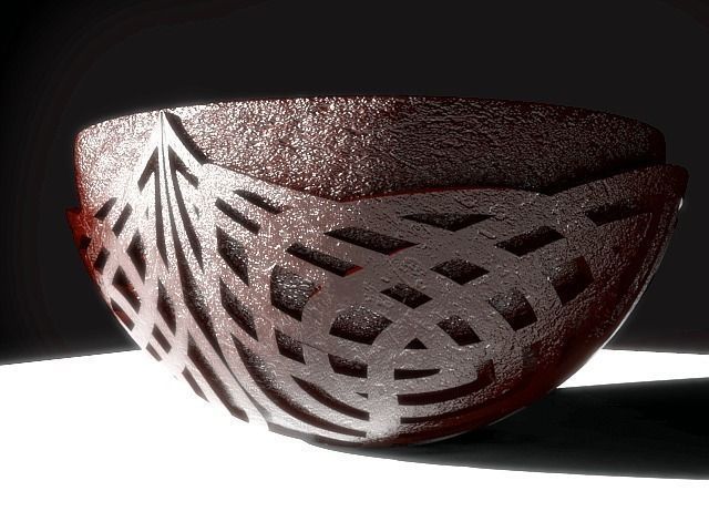 Celtic Knot Bowl 3D print model_0