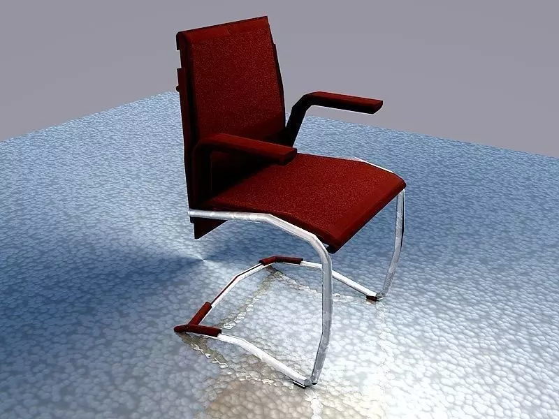 Guest chair 3 3D model