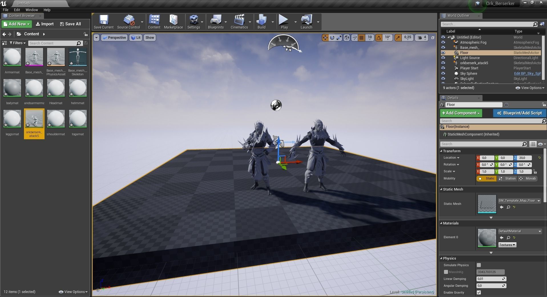 Ork Berserker Low-poly 3D model_15