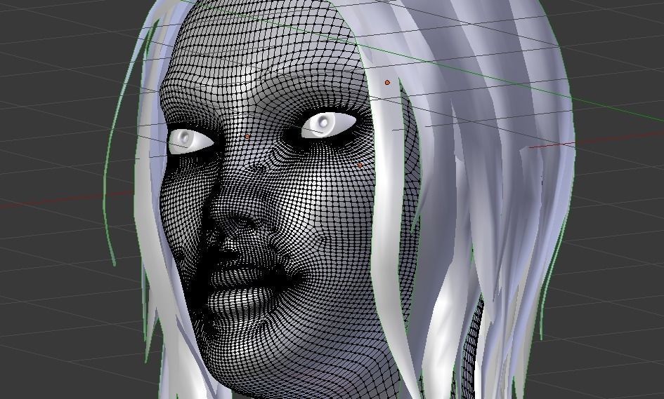 The Semjase woman in outfit Low-poly 3D model_11