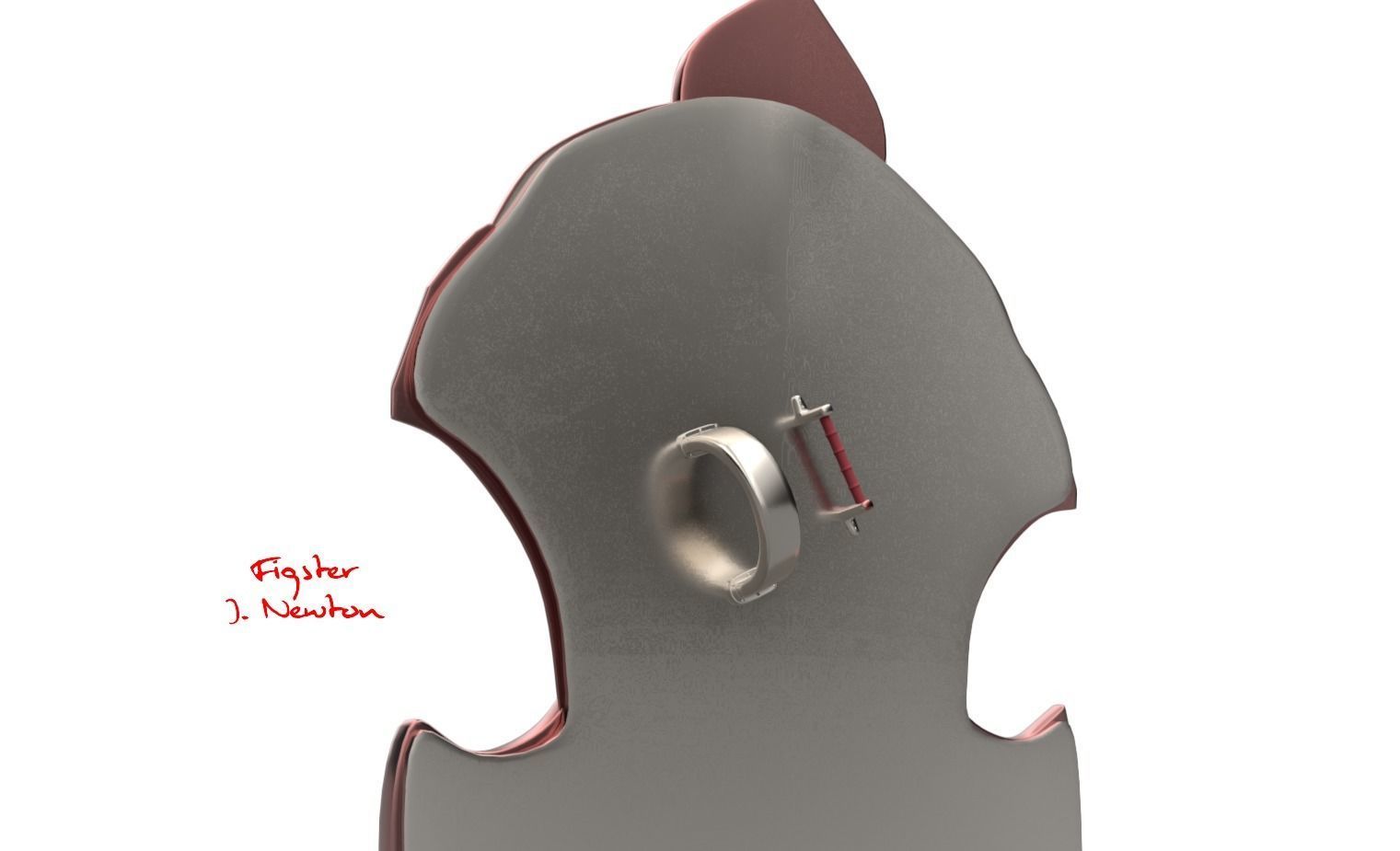 Female Elf Warrior 3D model_17