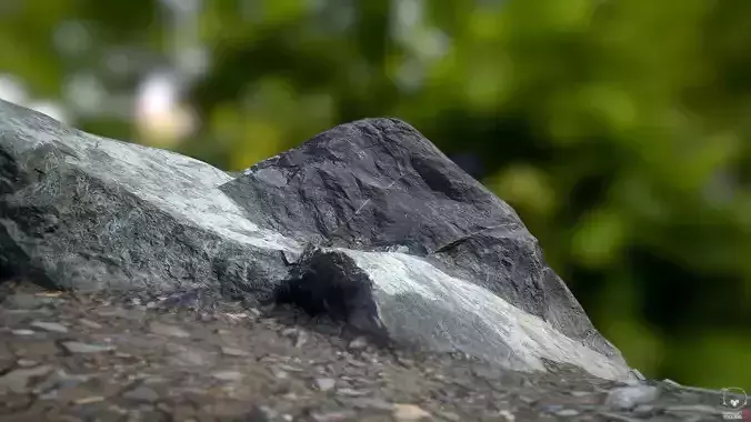 Low Poly Scanned Rock