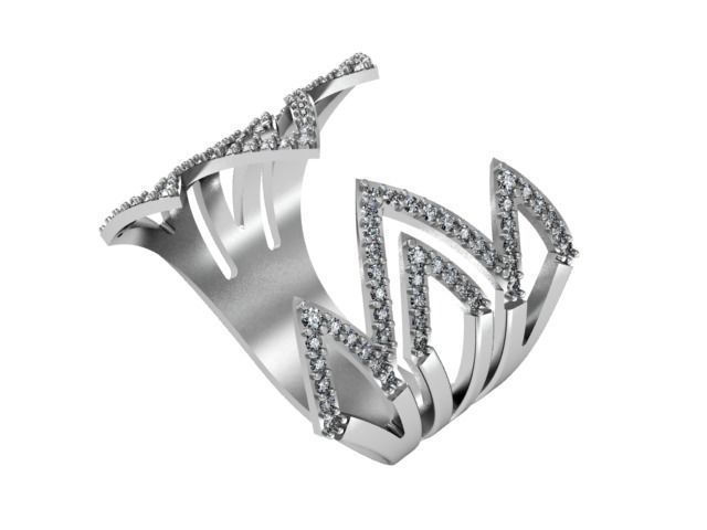 Ring Zigzag 3D print model