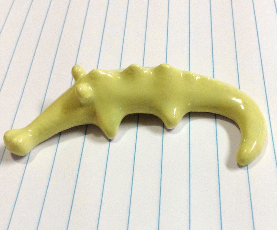 Crocodile Chopstick Stand Free 3D print model_1