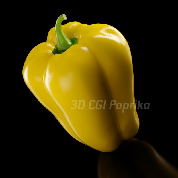 3D CGI Paprika 3D model_3