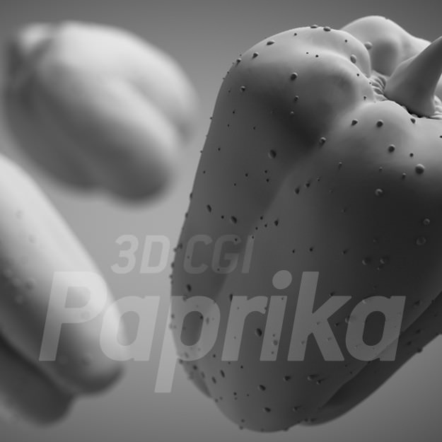 3D CGI Paprika 3D model_1