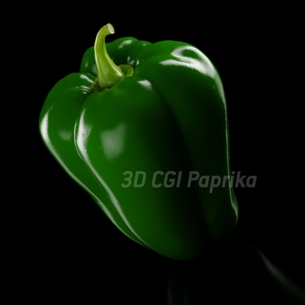3D CGI Paprika 3D model_2