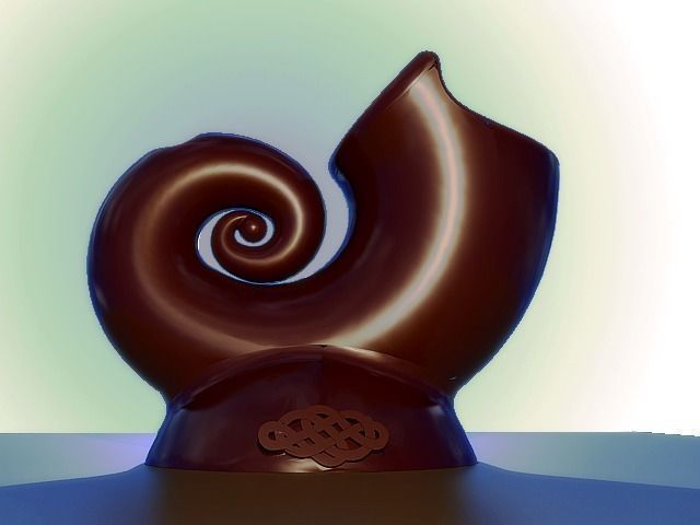 Snail Vase 3D print model_0