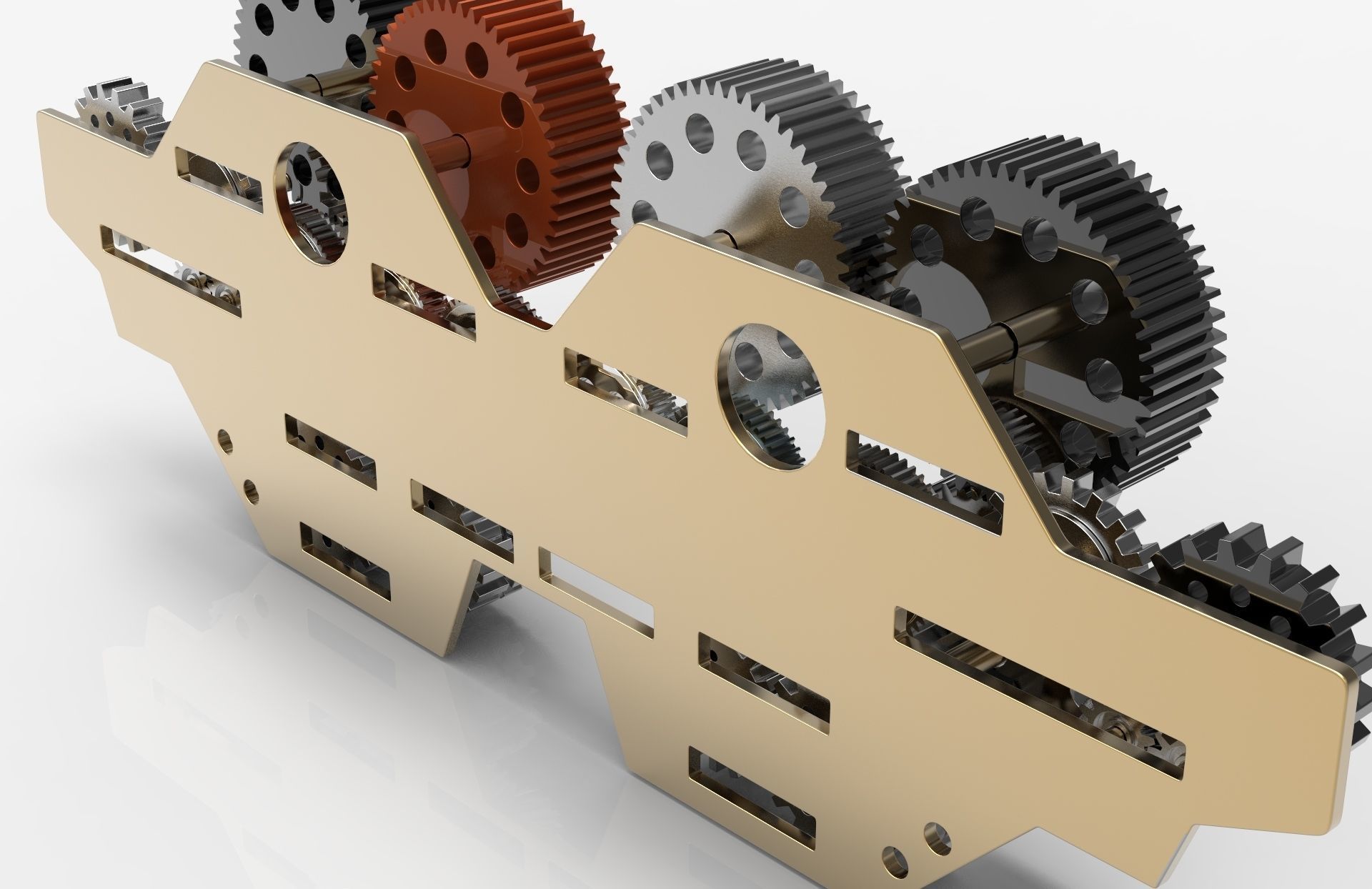 Gear mechanism v 1 3D model_2