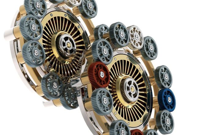 Gear mechanism v 6 3D model