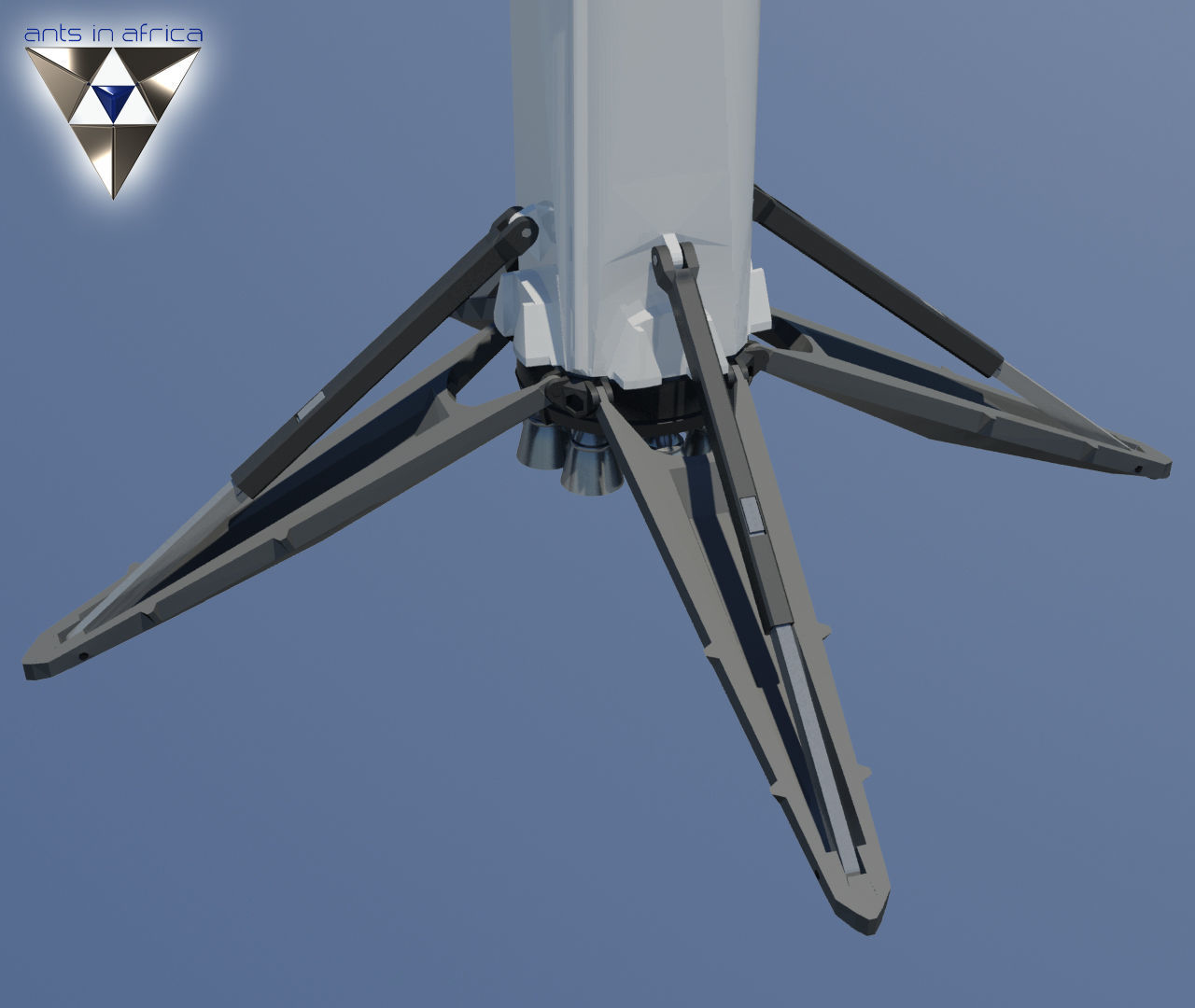 Falcon Heavy and Falcon 9 3D print model_4