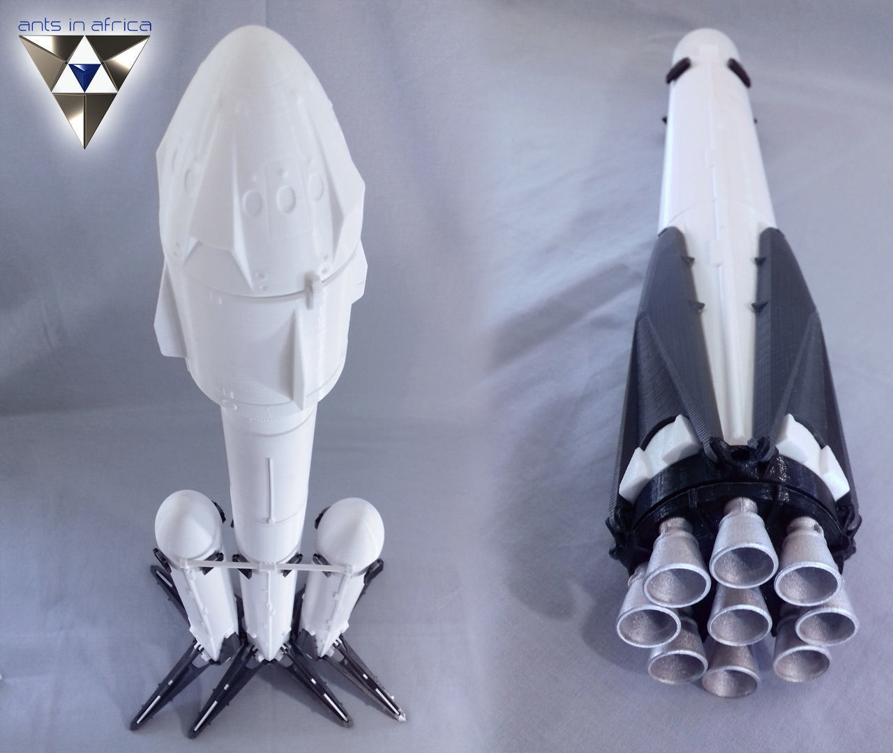 Falcon Heavy and Falcon 9 3D print model_7