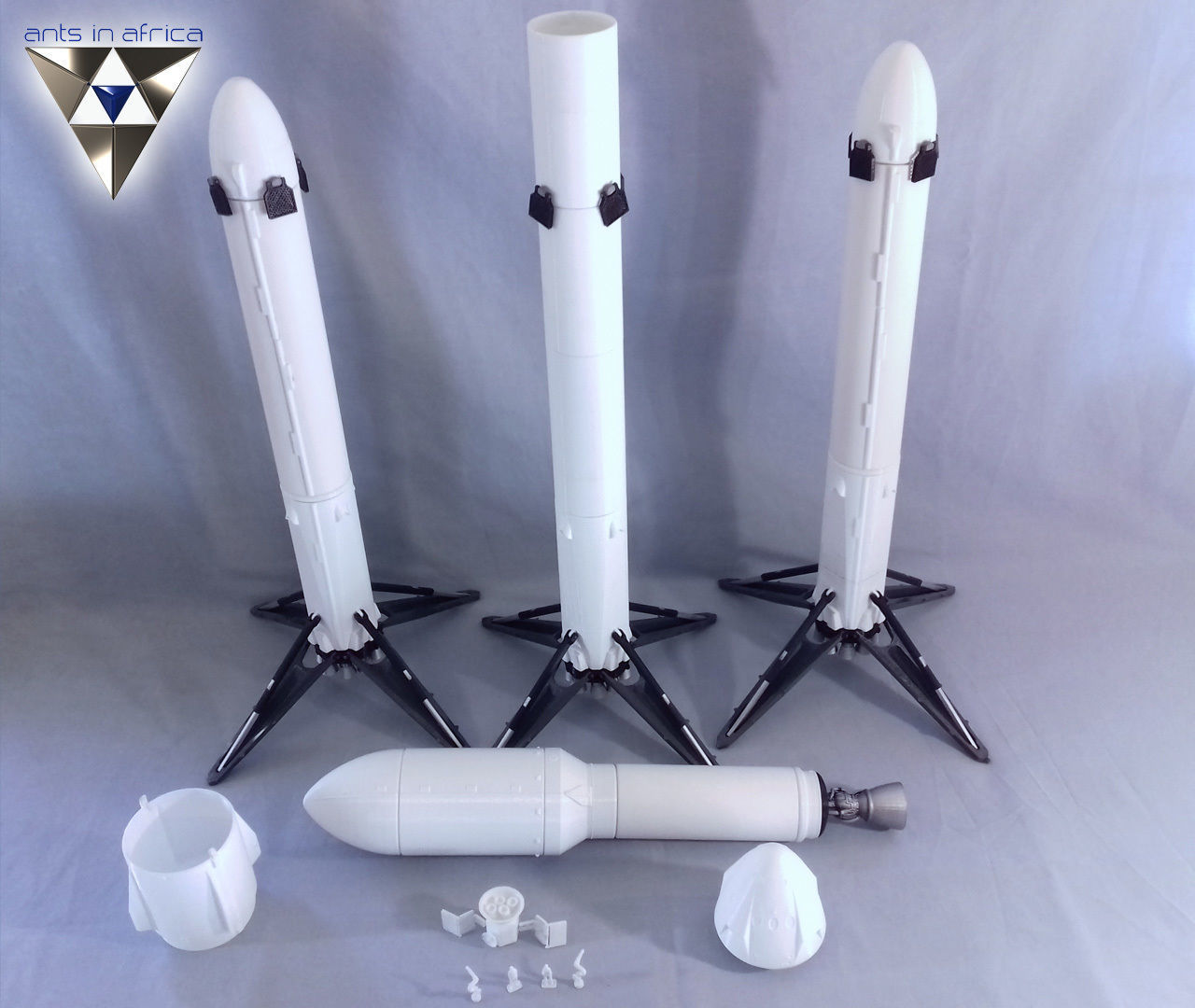 Falcon Heavy and Falcon 9 3D print model_8