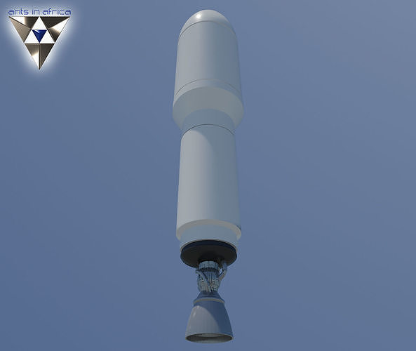 Falcon Heavy and Falcon 9 3D print model 5