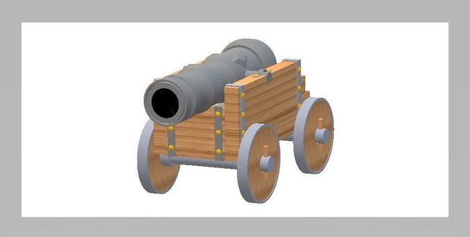 Medieval Canon 3D print model