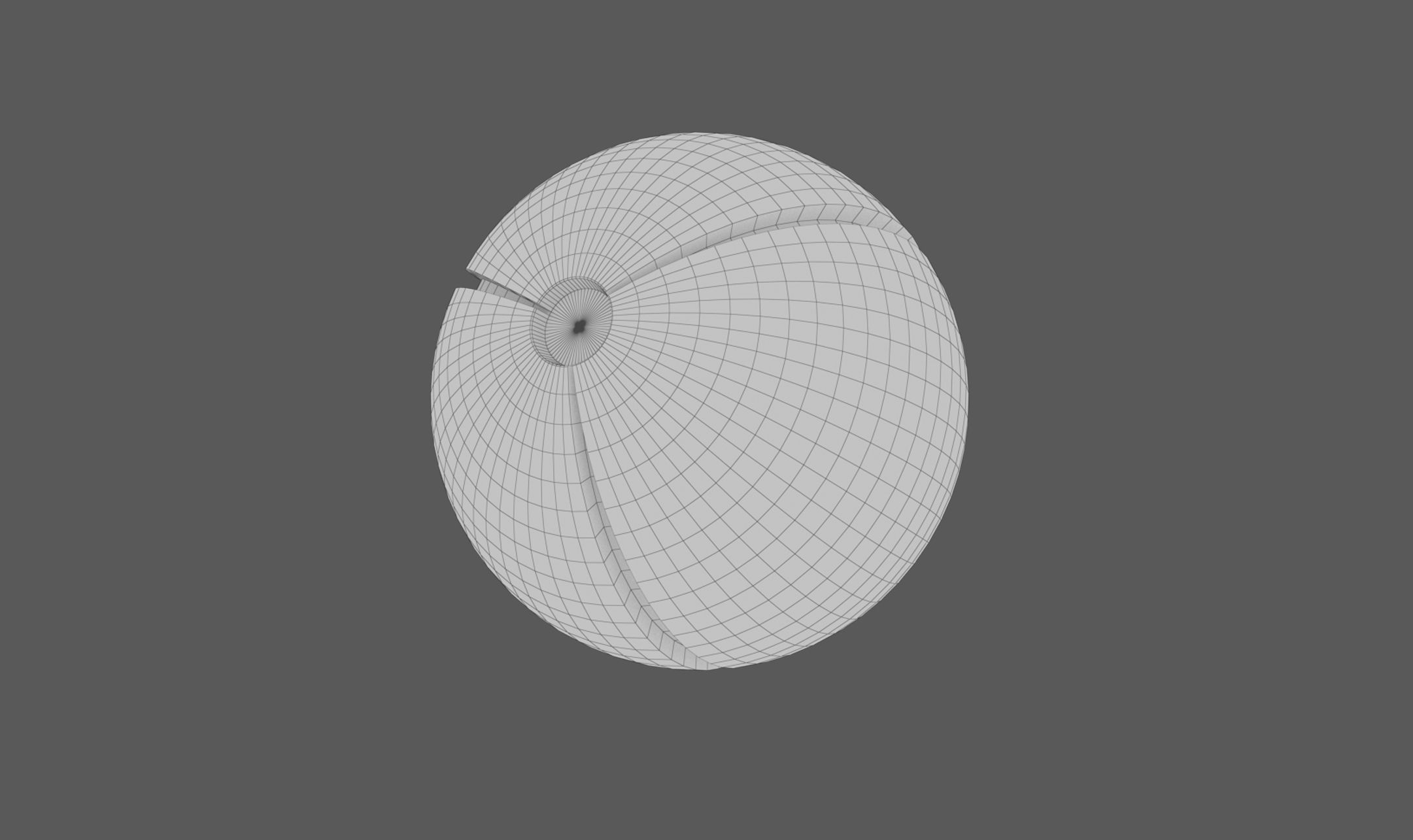 SciFi camera drone - PBR - lowpoly Low-poly 3D model_7