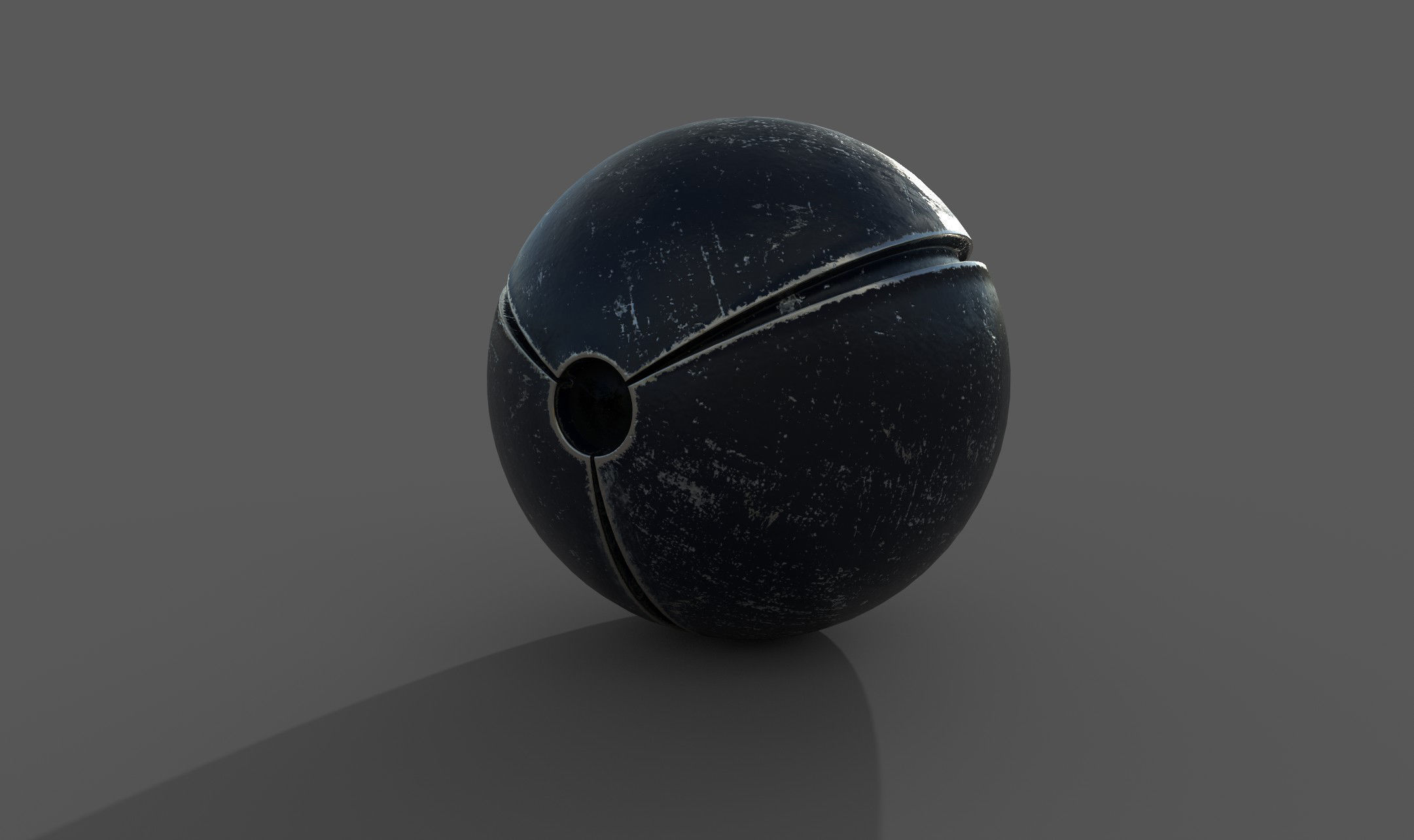 SciFi camera drone - PBR - lowpoly Low-poly 3D model_2