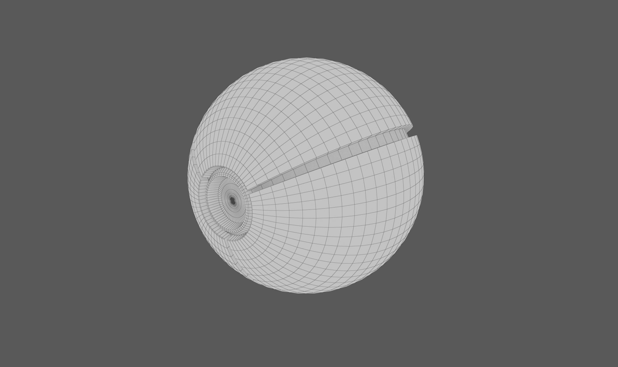 SciFi camera drone - PBR - lowpoly Low-poly 3D model_6