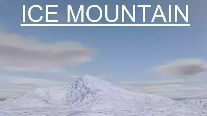 Ice Mountain 3D model