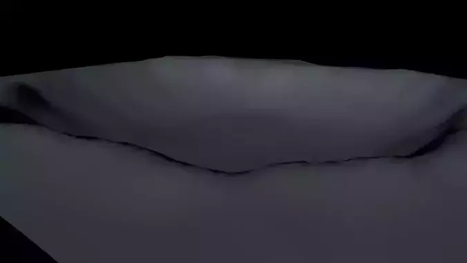 Barringer Crater Low-poly 3D model