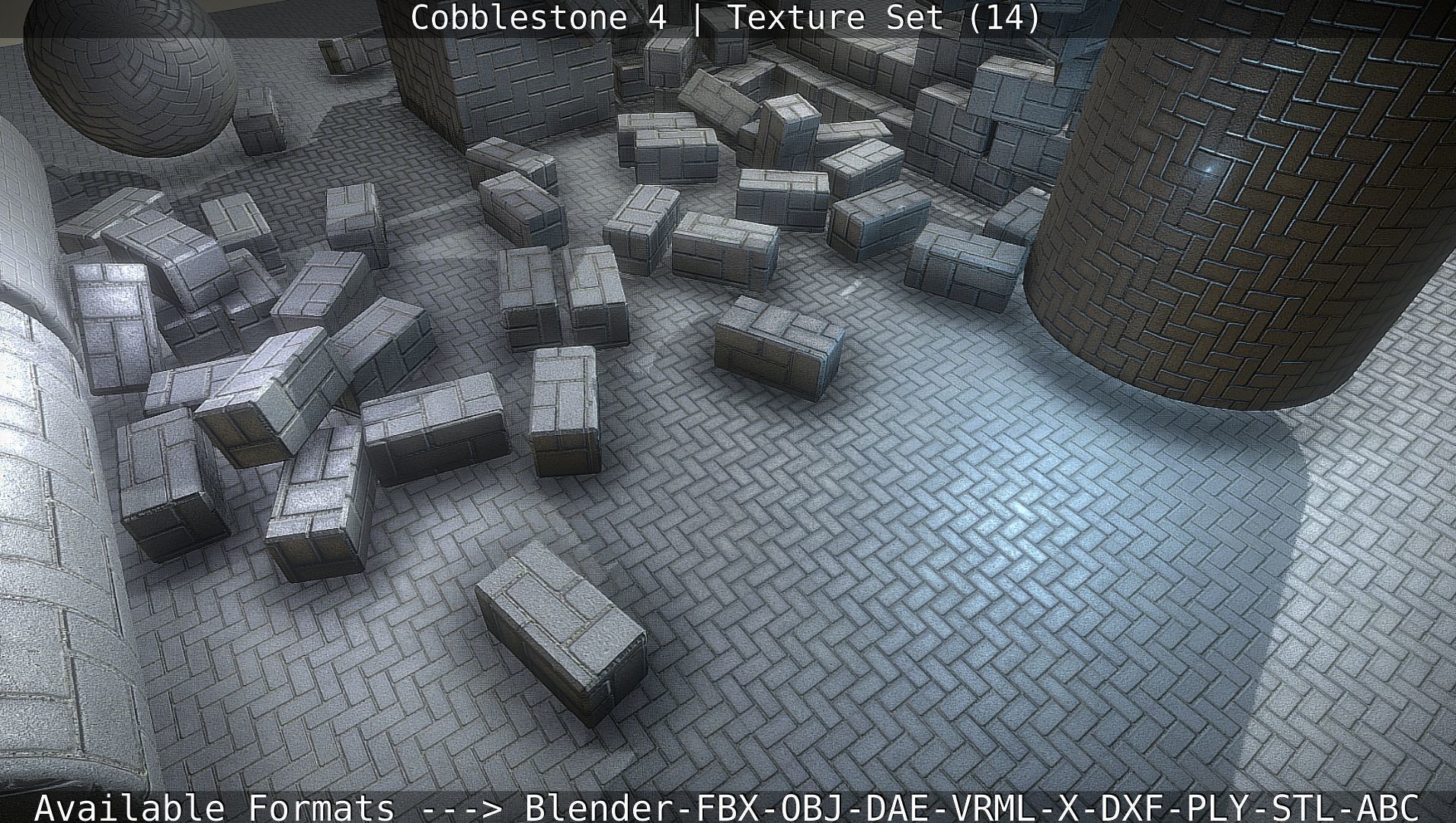 Cobblestone 4 -Texture Set 14 Texture_83