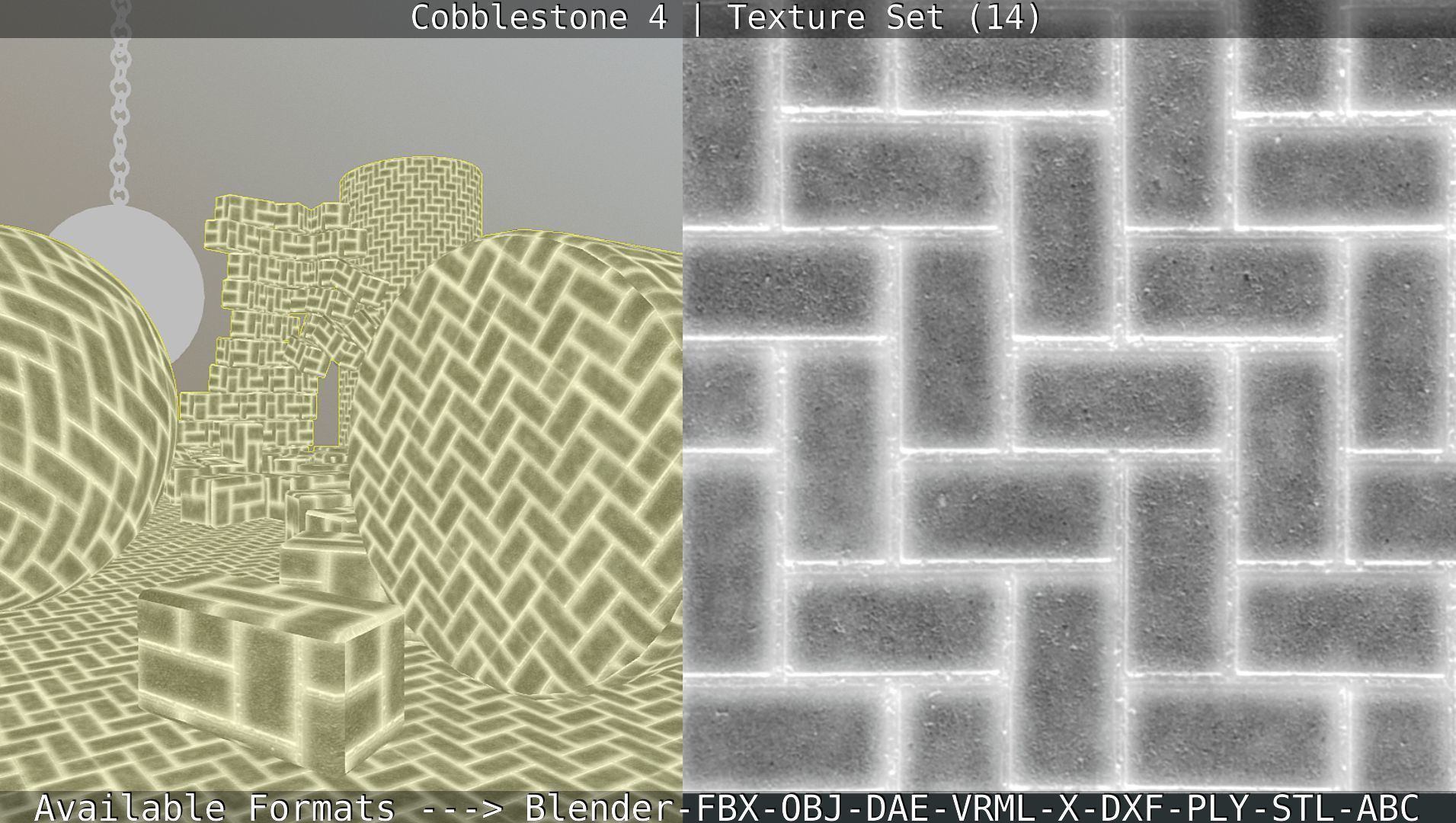 Cobblestone 4 -Texture Set 14 Texture_12
