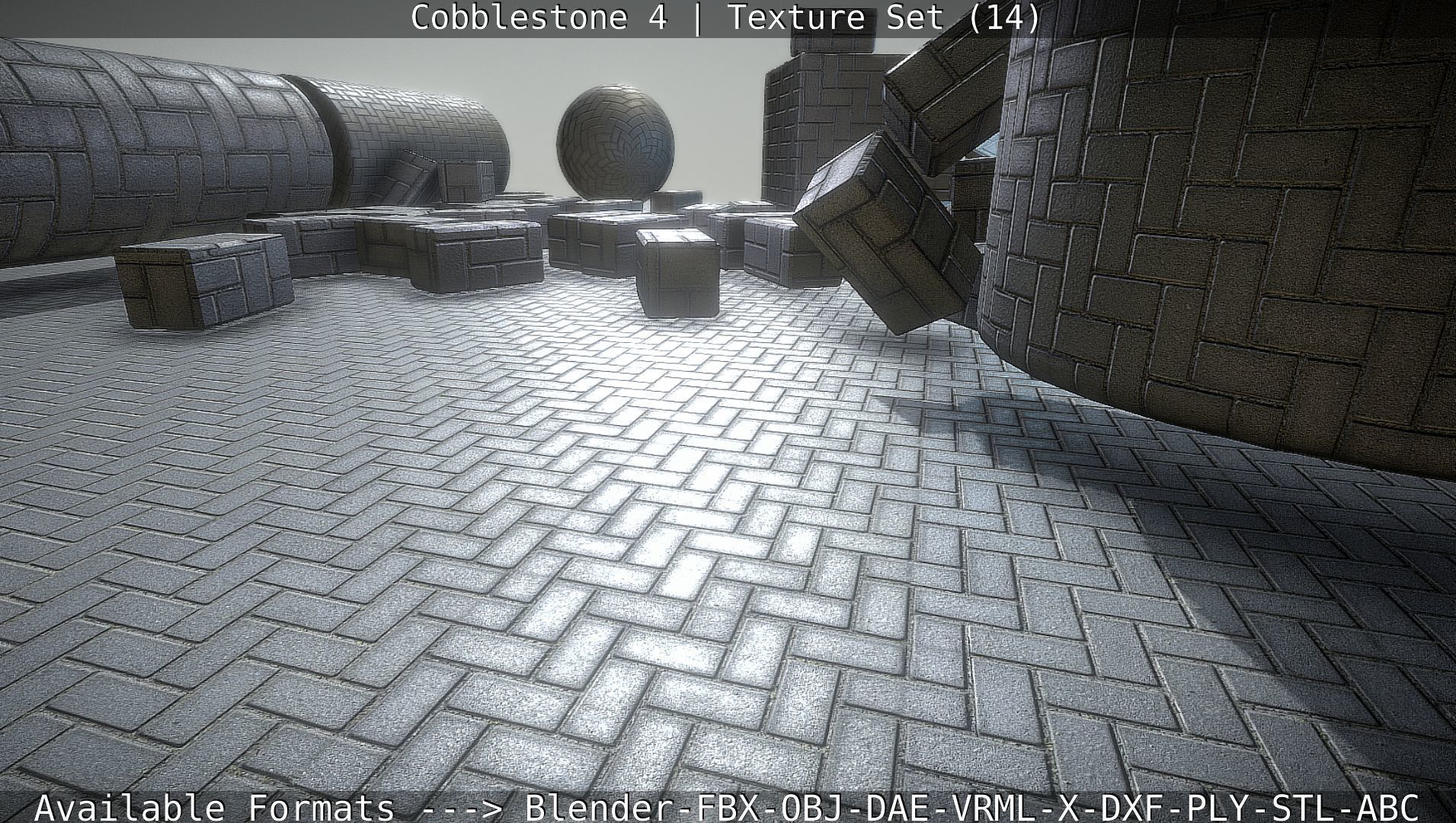 Cobblestone 4 -Texture Set 14 Texture_95