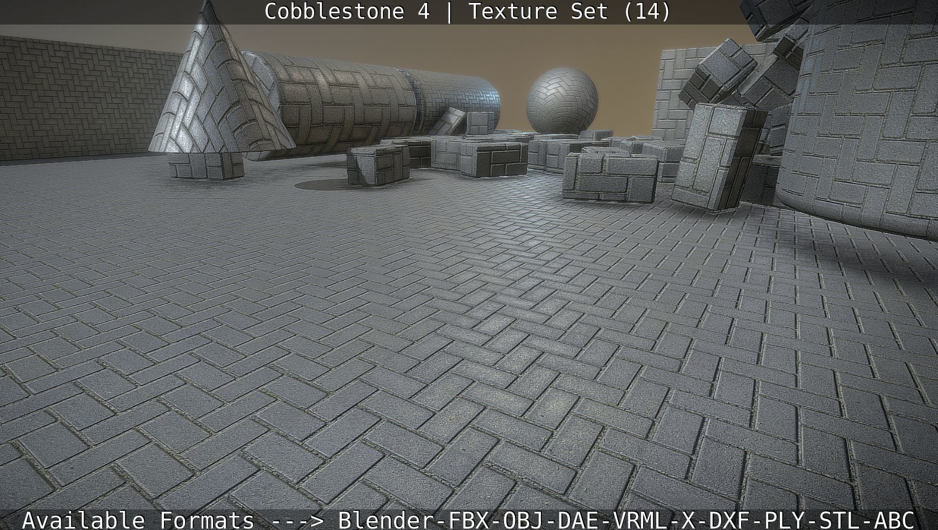 Cobblestone 4 -Texture Set 14 Texture_25