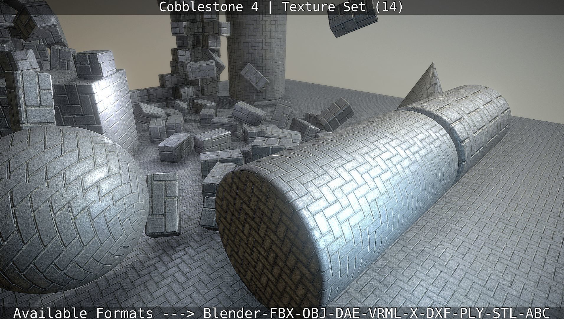 Cobblestone 4 -Texture Set 14 Texture_76