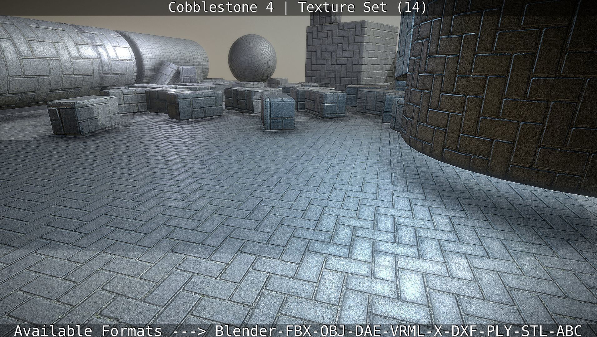 Cobblestone 4 -Texture Set 14 Texture_87