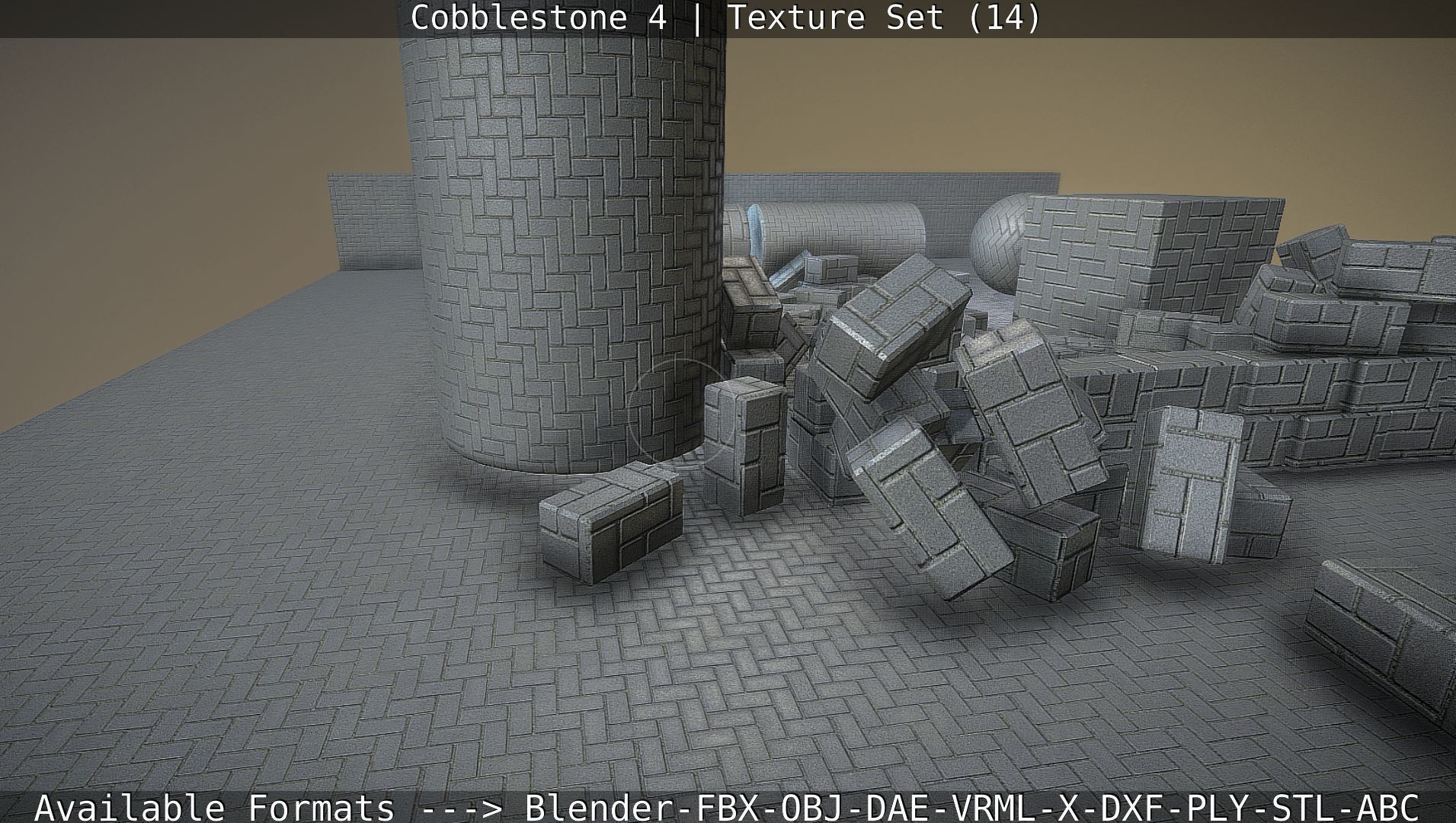 Cobblestone 4 -Texture Set 14 Texture_32