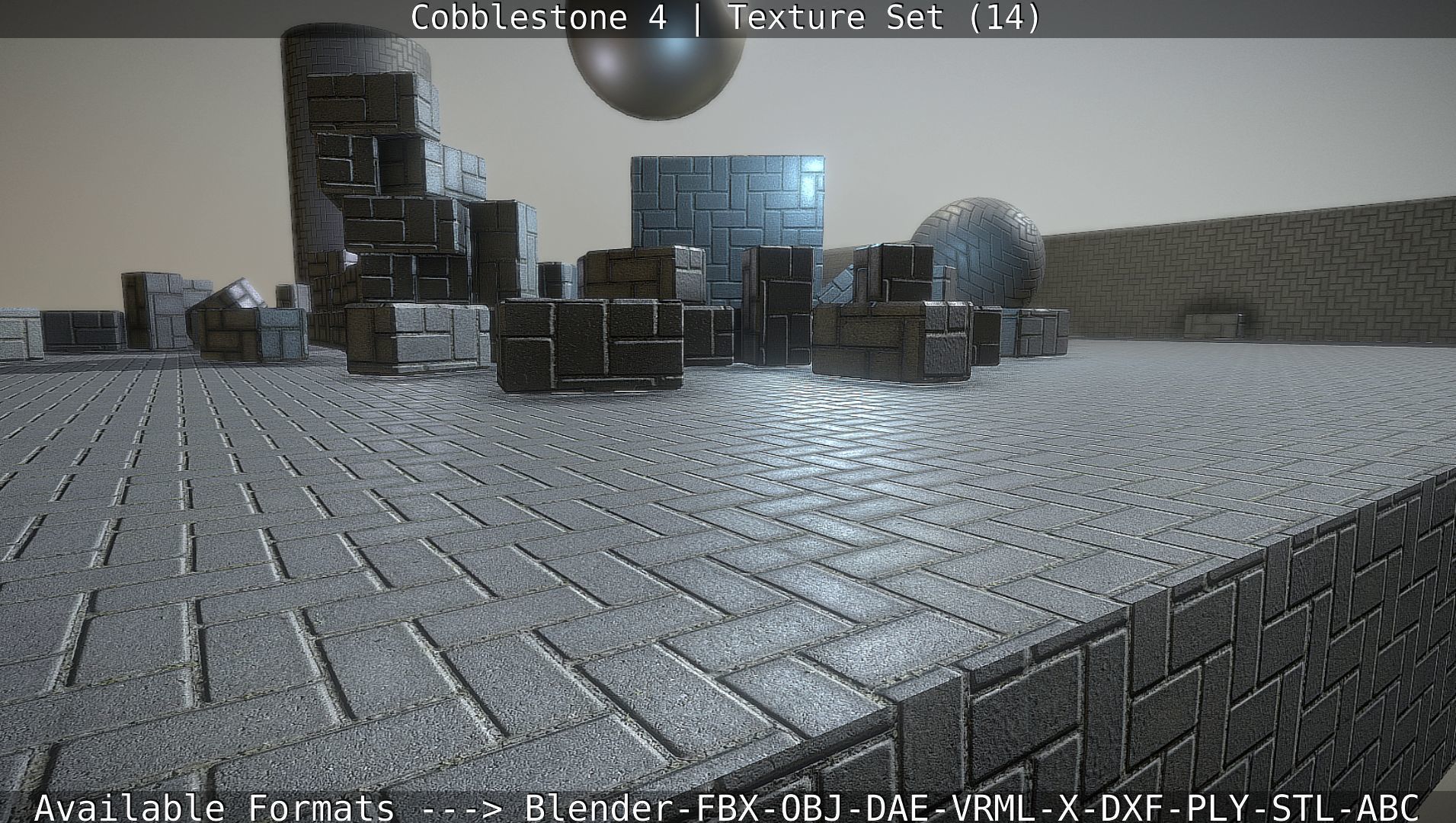 Cobblestone 4 -Texture Set 14 Texture_45