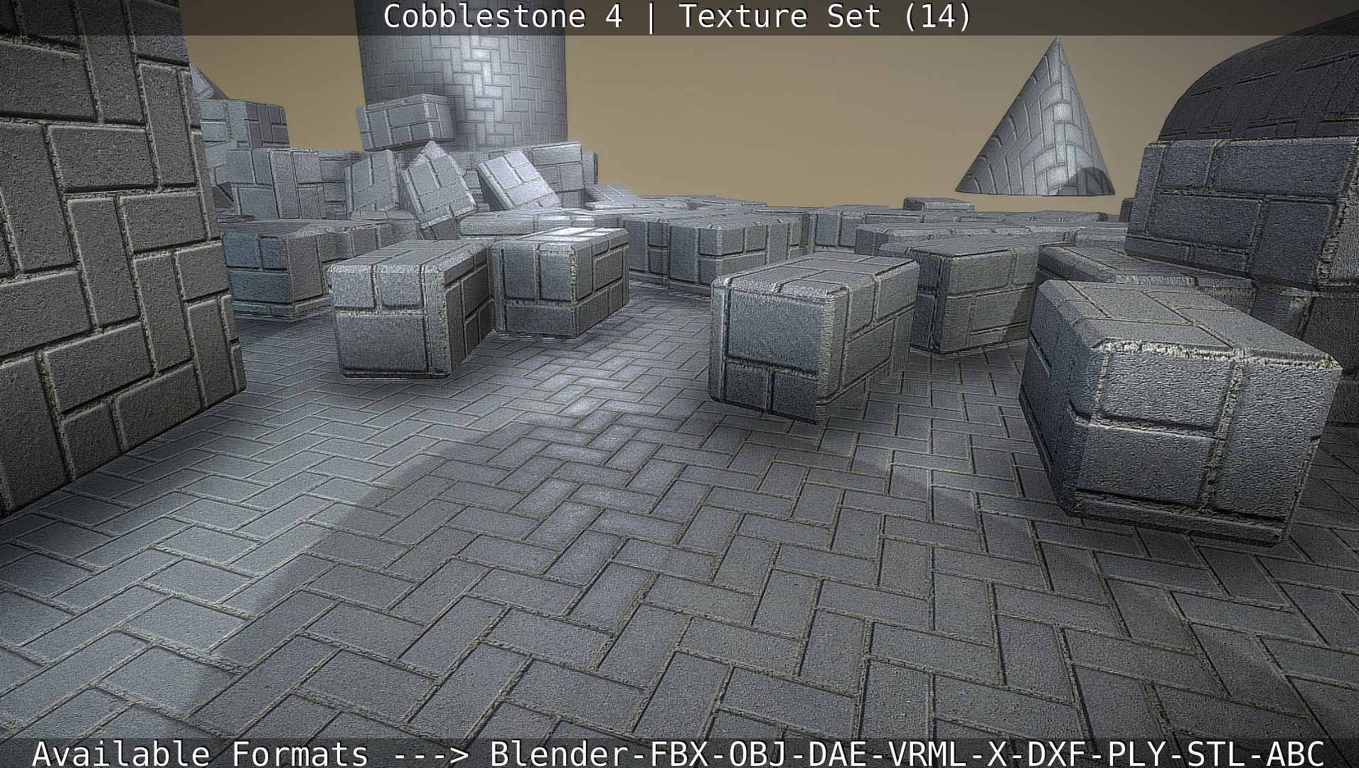 Cobblestone 4 -Texture Set 14 Texture_102