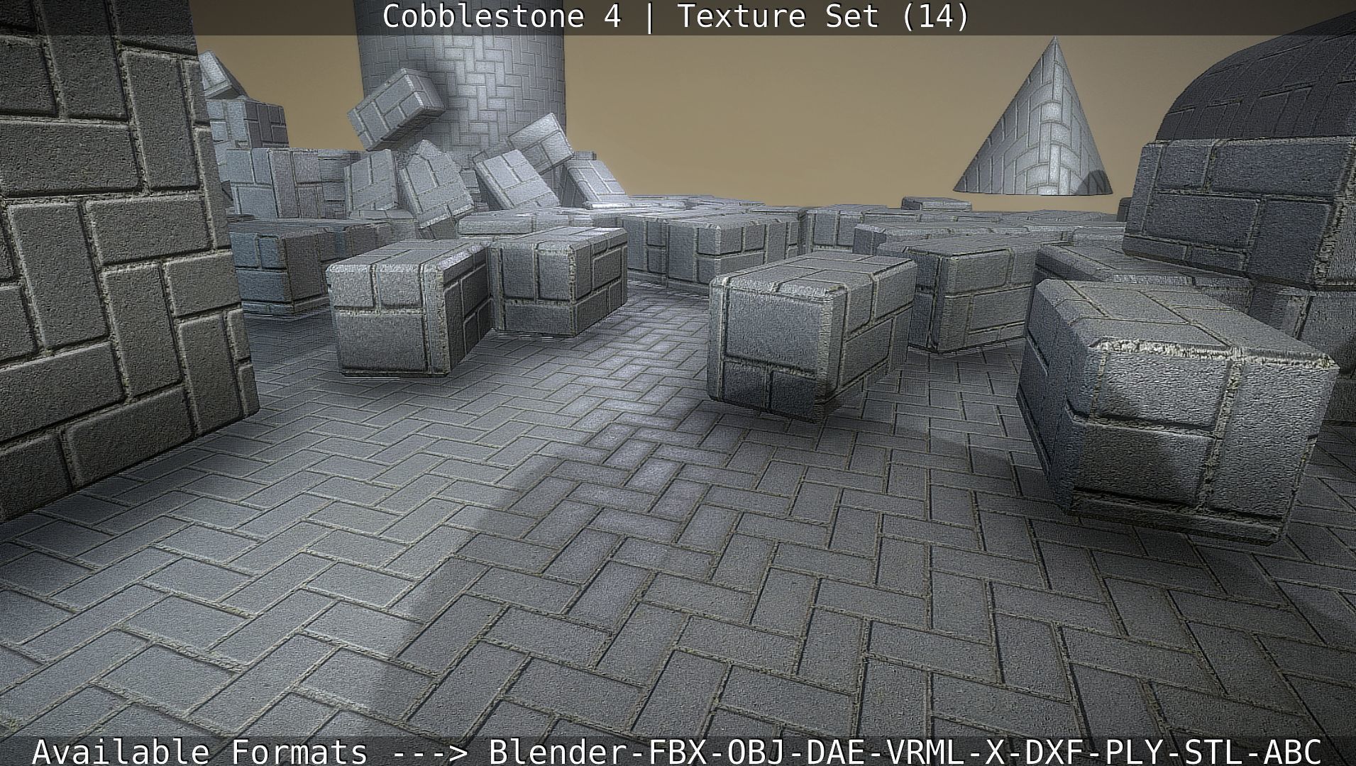 Cobblestone 4 -Texture Set 14 Texture_105