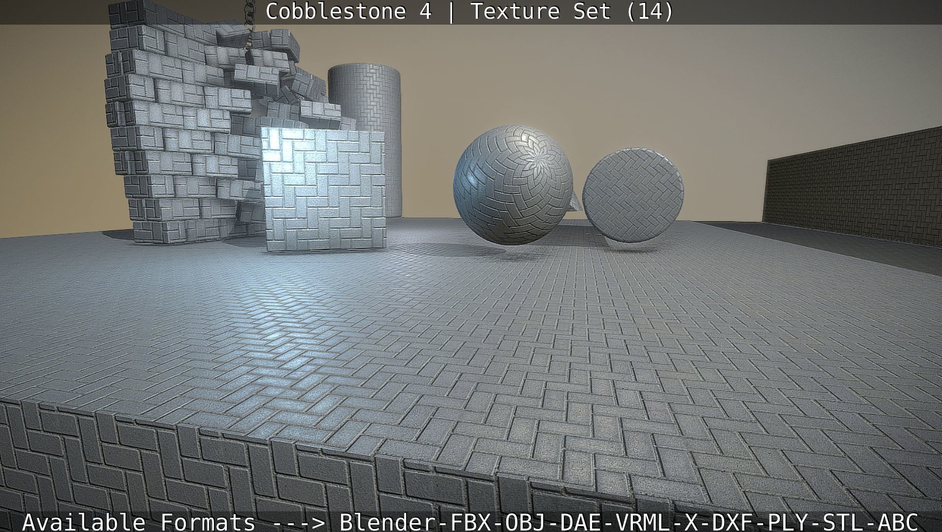 Cobblestone 4 -Texture Set 14 Texture_67