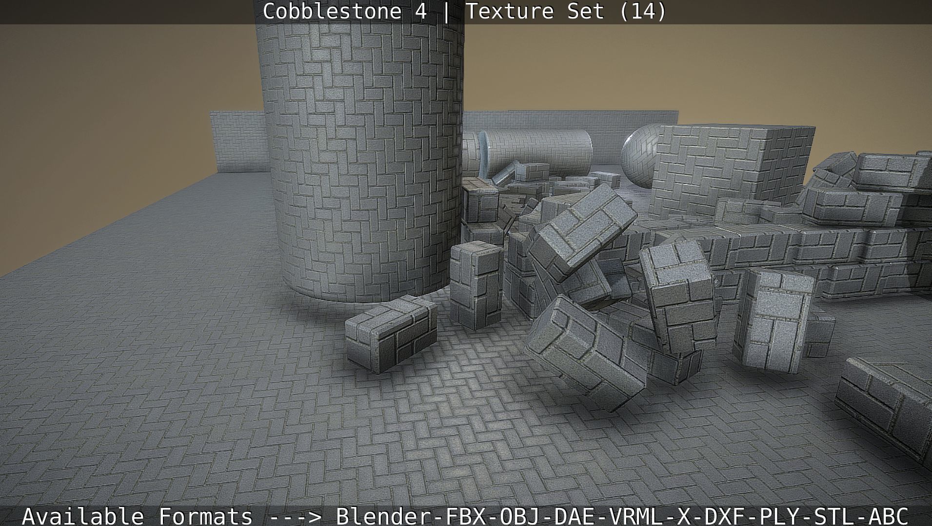 Cobblestone 4 -Texture Set 14 Texture_30