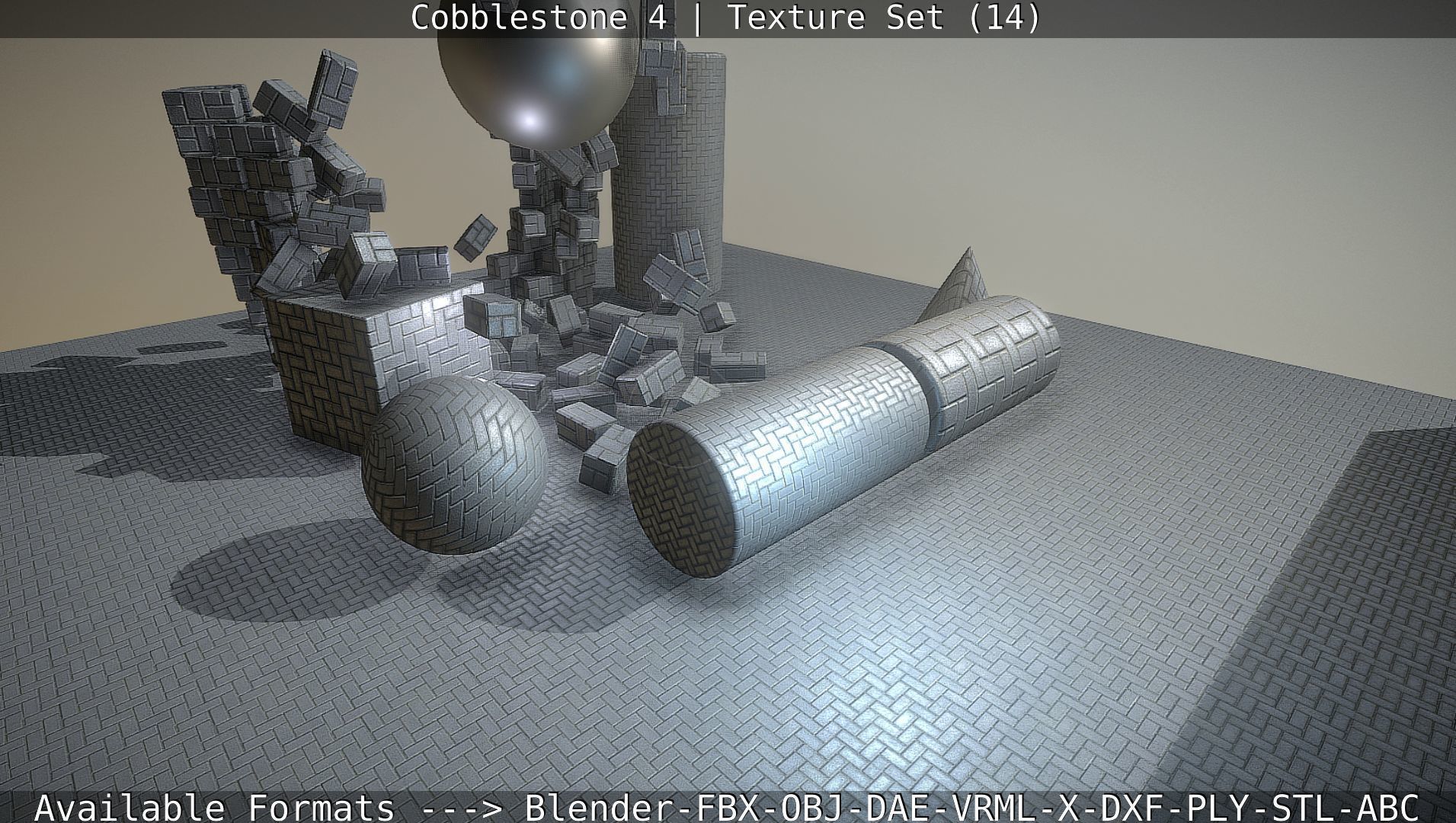 Cobblestone 4 -Texture Set 14 Texture_72