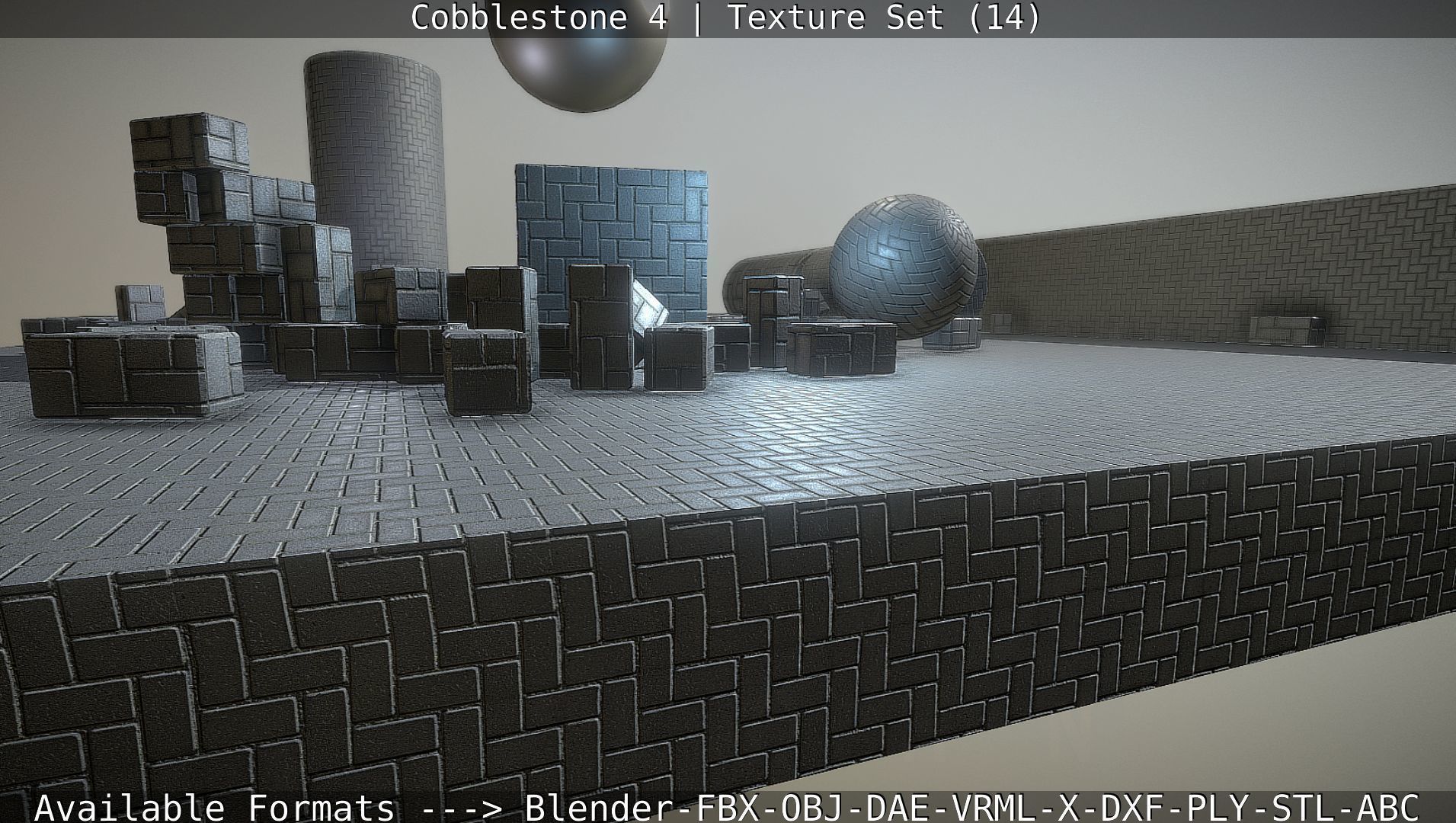 Cobblestone 4 -Texture Set 14 Texture_48