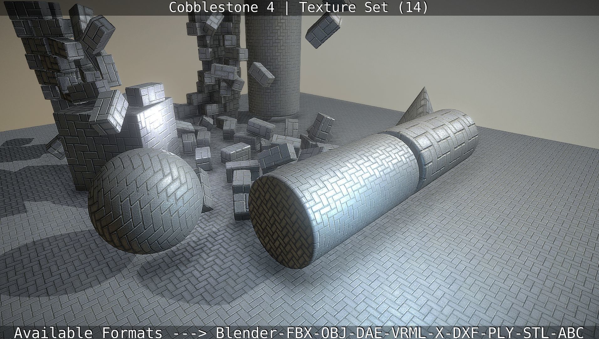 Cobblestone 4 -Texture Set 14 Texture_17