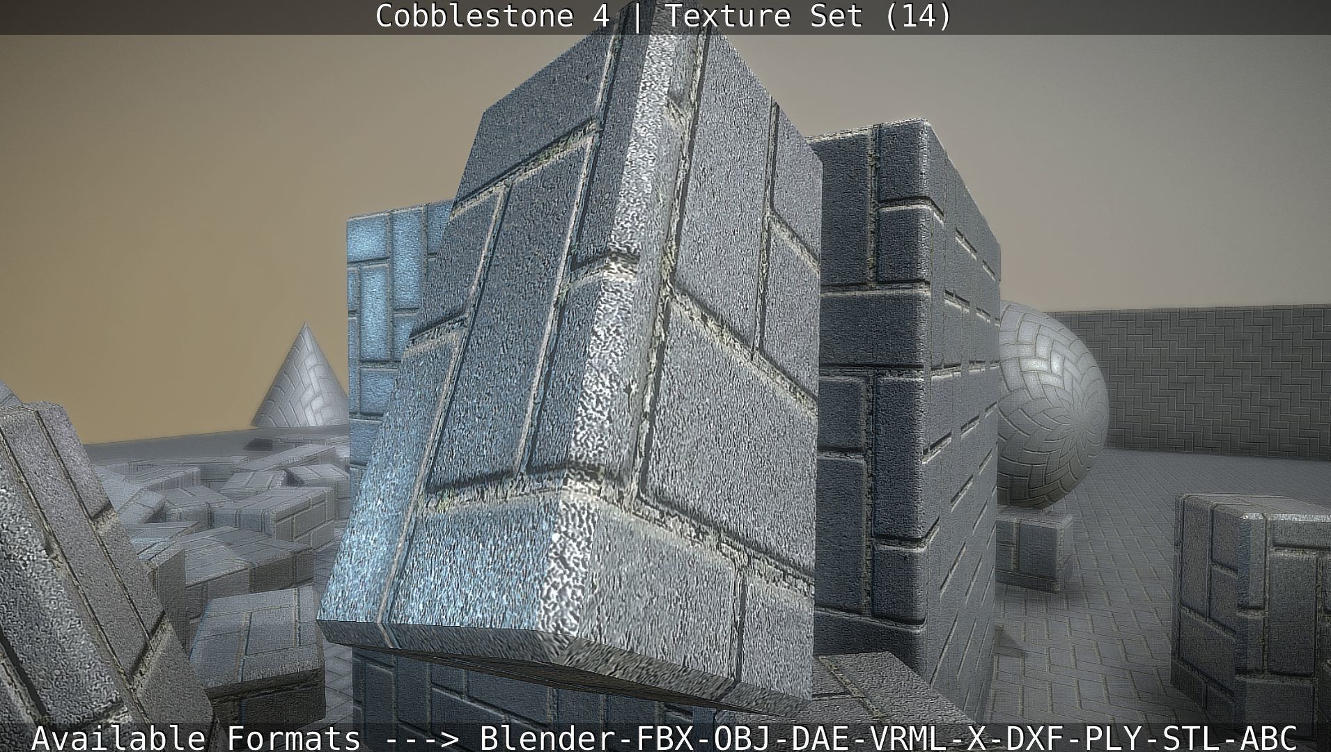 Cobblestone 4 -Texture Set 14 Texture_8